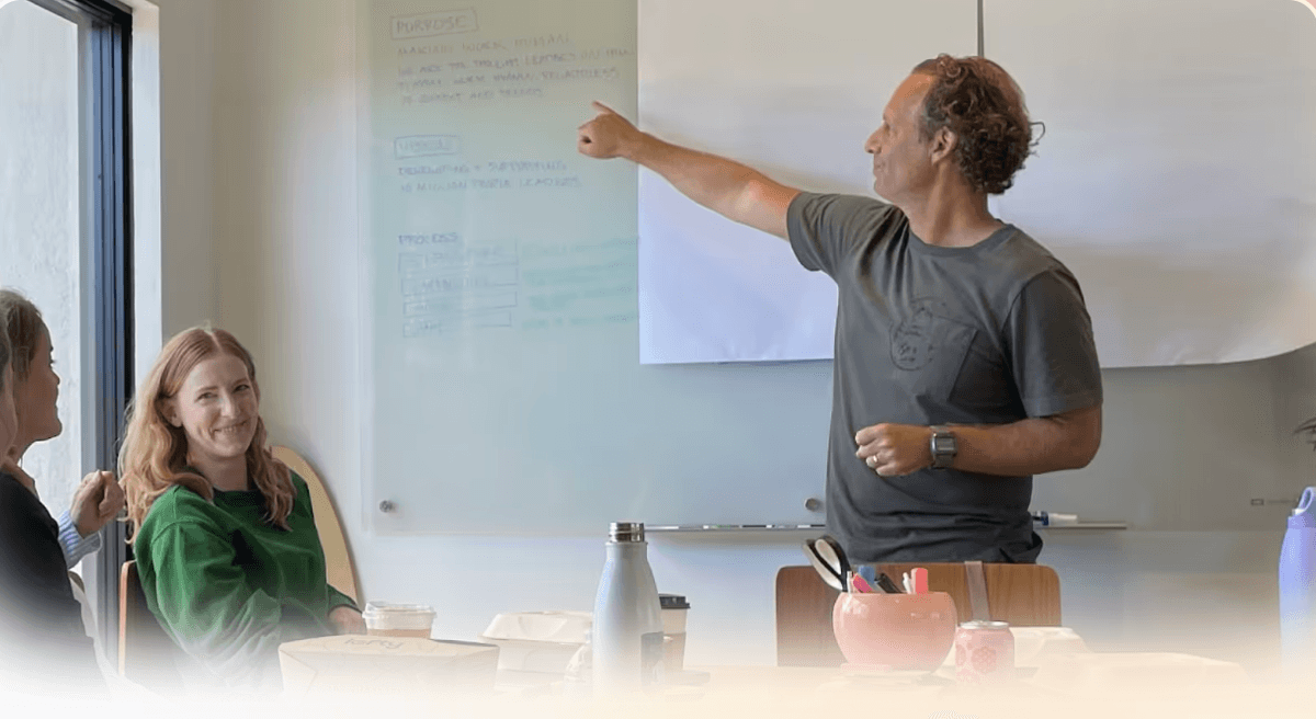 Jonathan facilitating a workshop